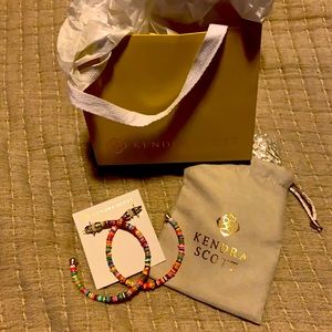 Kendra Scott Multicolor Reece Hoop Earrings - NWT